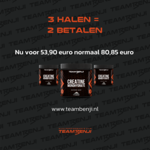 3 Creatine Monohydraat halen 2 betalen!